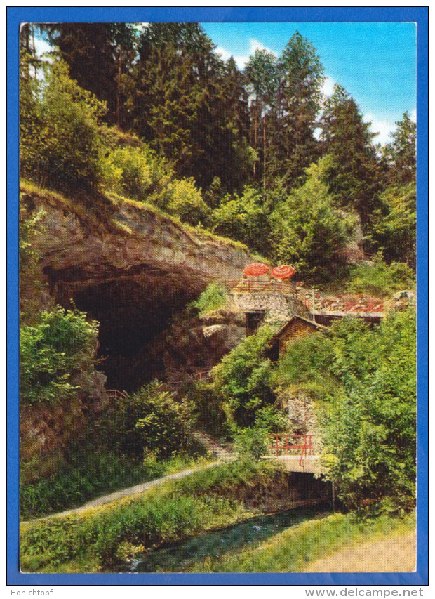 Deutschland; Pottenstein; Fränk. Schweiz; Teufelshöhle - Pottenstein