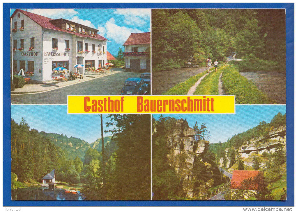 Deutschland; Pottenstein; Fränk. Schweiz; Gasthof Bauernschmitt - Pottenstein