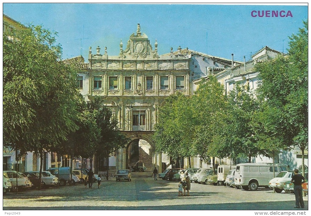 P1267 -  POSTAL - CUENCA - PLAZA MAYOR Y AYUNTAMIENTO - Cuenca