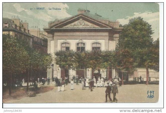 37 - BREST - LE THEATRE ( Animées ) - Brest