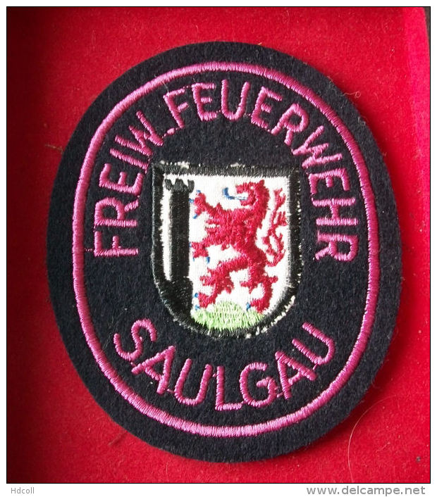 ALLEMAGNE - INSIGNE Tissu FREIW FEUERWEHR SAULGAU - Firemen
