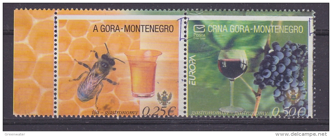 Europa Cept 2005 Montenegro 2v From M/s PROOF 0,25€ Value Without White Print ** Mnh (30935) - 2005