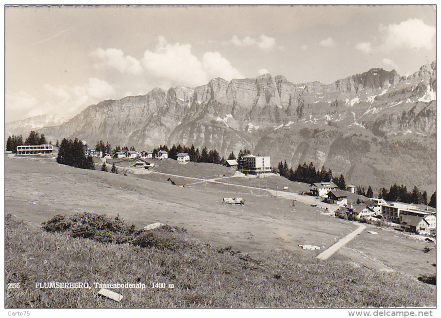 Suisse - Flumserberg - Tannenbodenalp - 1964 - Cachet Hotel Cresta Garni - Flums