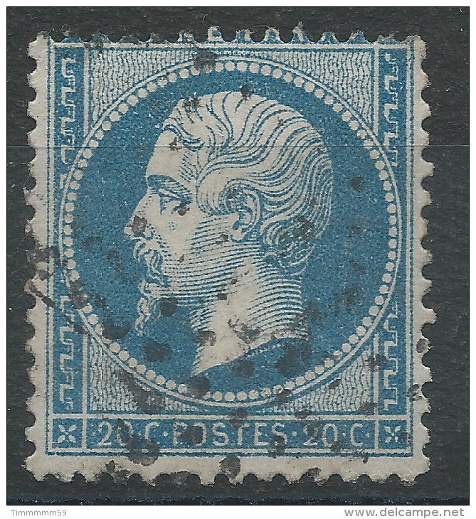 Lot N°31604    Variété/n°22, Oblit étoile Chiffrée 27 De PARIS ( Gros Caillou ), Timbre Carré - 1862 Napoleon III