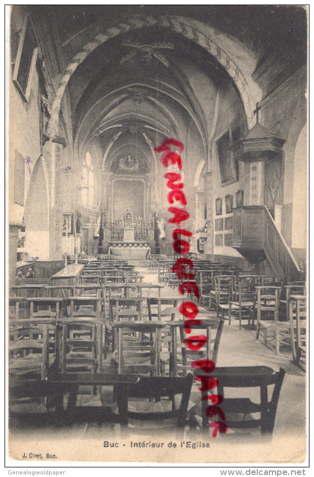 78 - BUC - INTERIEUR DE L' EGLISE  1905 - Buc