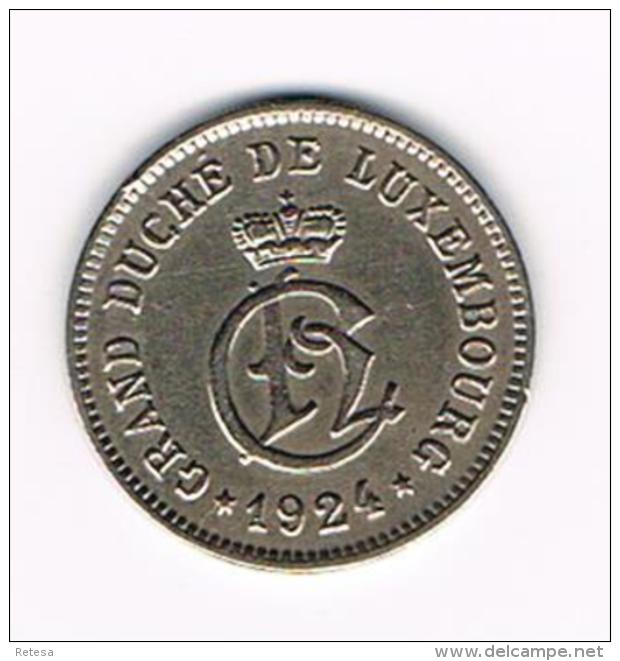 °°° LUXEMBOURG 10 CENTIMES 1924 - Luxembourg