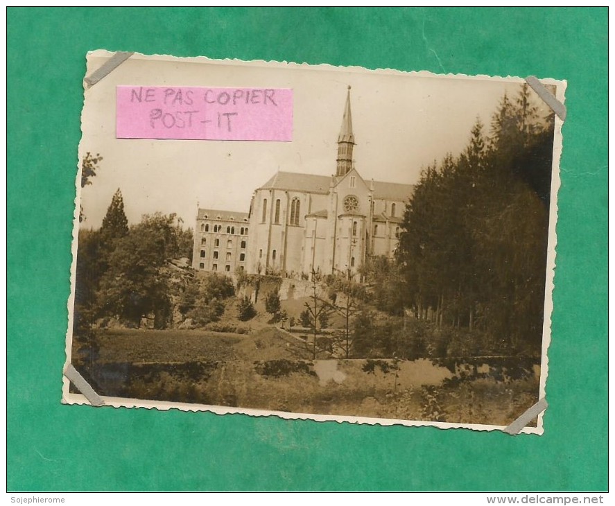 Photo Originale Monastère De Ste-Marie De La Pierre-Qui-Vire (St-Léger-Vauban 89-Yonne) 2 Scans 11,3 X 8,3 Cm - Lieux