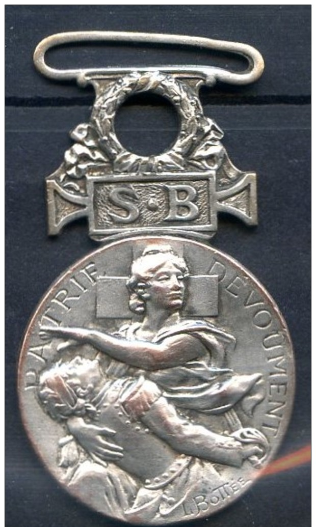 MEDAILLE   SECOURS  AUX  BLESSES  1864  -  1866     (  2  SCANS R° V°  ) . - Autres & Non Classés