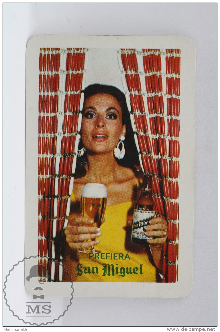 San Miguel Spanish Beer Advertising Pocket Calendar 1968 Spain  - Edited: Heraclio Fournier Vitoria, Spain - Tamaño Pequeño : 1941-60