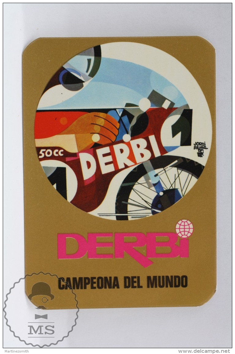 Motorcycle Advertising Derbi  World Champion Pocket Calendar 1970 Spain - Grand Format : 1961-70