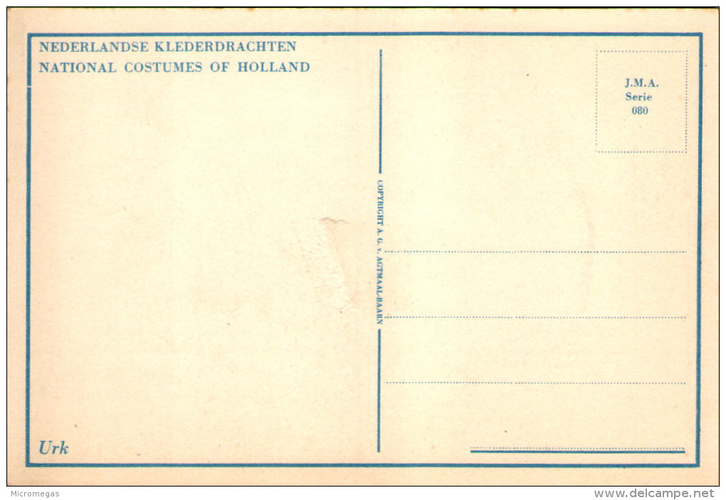 Nederlandse Klederdrachten - URK - Urk