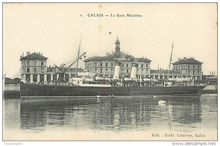 TC-K-16- 035 : CALAIS BATEAU - Calais