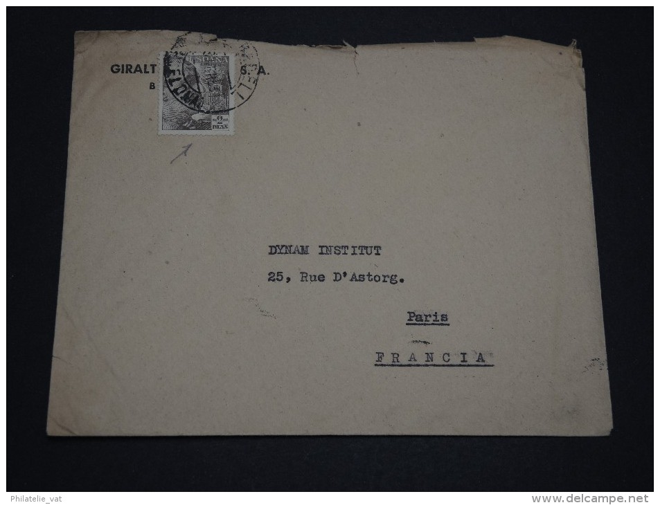 ESPAGNE – Env Pour Paris – Années Après Guerre - Détaillons Collection - A Voir - Lot N° 17261 - Covers & Documents