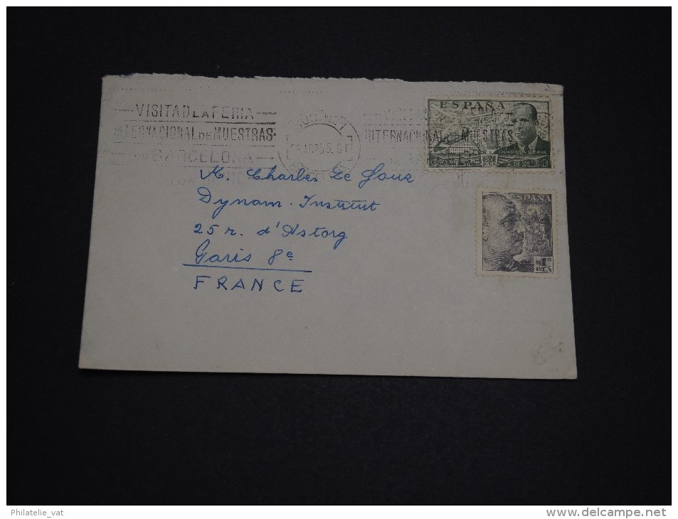 ESPAGNE – Env Pour Paris – Années Après Guerre - Détaillons Collection - A Voir - Lot N° 17263 - Storia Postale