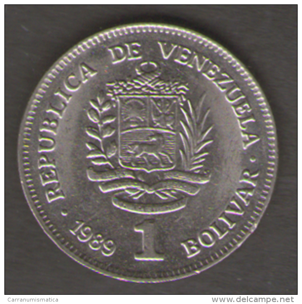 VENEZUELA 1 BOLIVAR 1989 - Venezuela