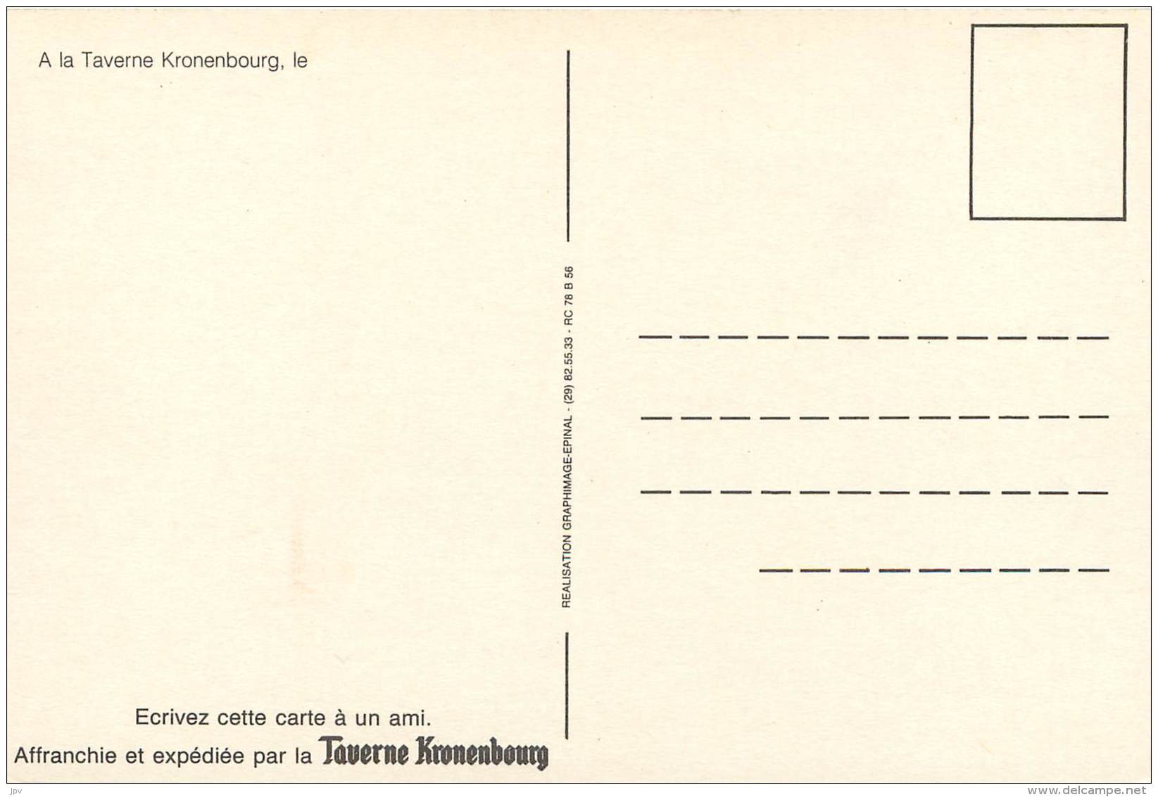 CARTE POSTALE : ILLUSTRATEUR BARBEROUSSE . TAVERNE KRONENBOURG . - Barberousse