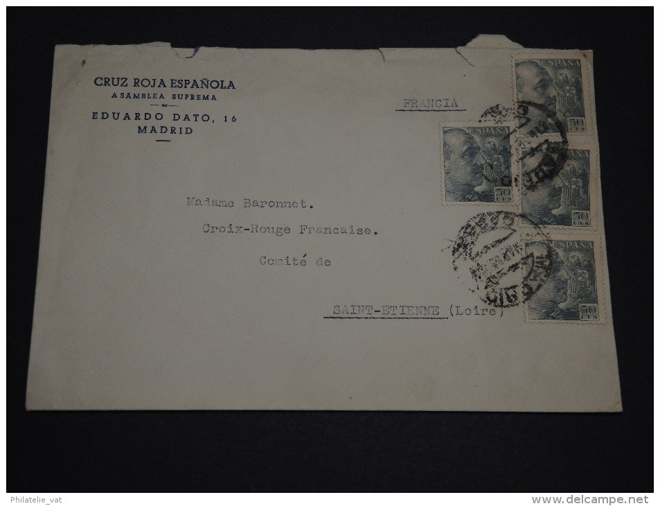 ESPAGNE – Env Pour Paris – Années Après Guerre - Détaillons Collection - A Voir - Lot N° 17269 - Storia Postale