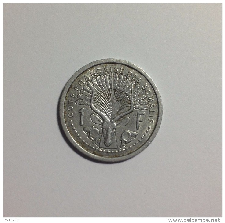 1 Franc Cotes Françaises De Somalis 1959 Aluminium  SUP - Other & Unclassified