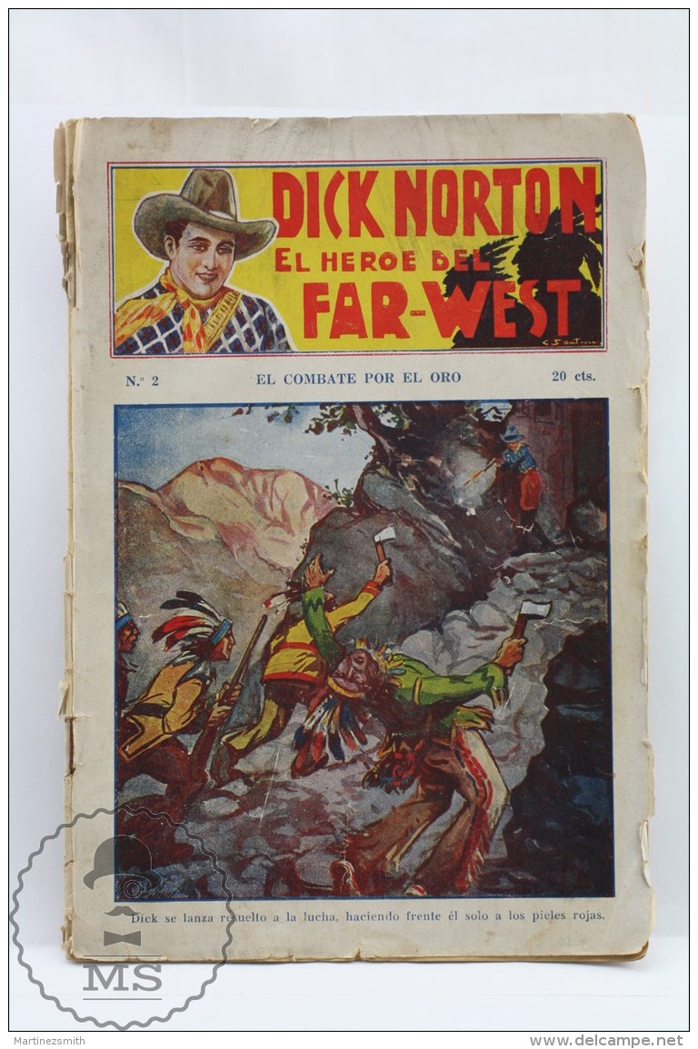 Spanish Edition 1930's Dick Norton The Far West Hero N&ordm; 2 - 16 Pages - Otros & Sin Clasificación