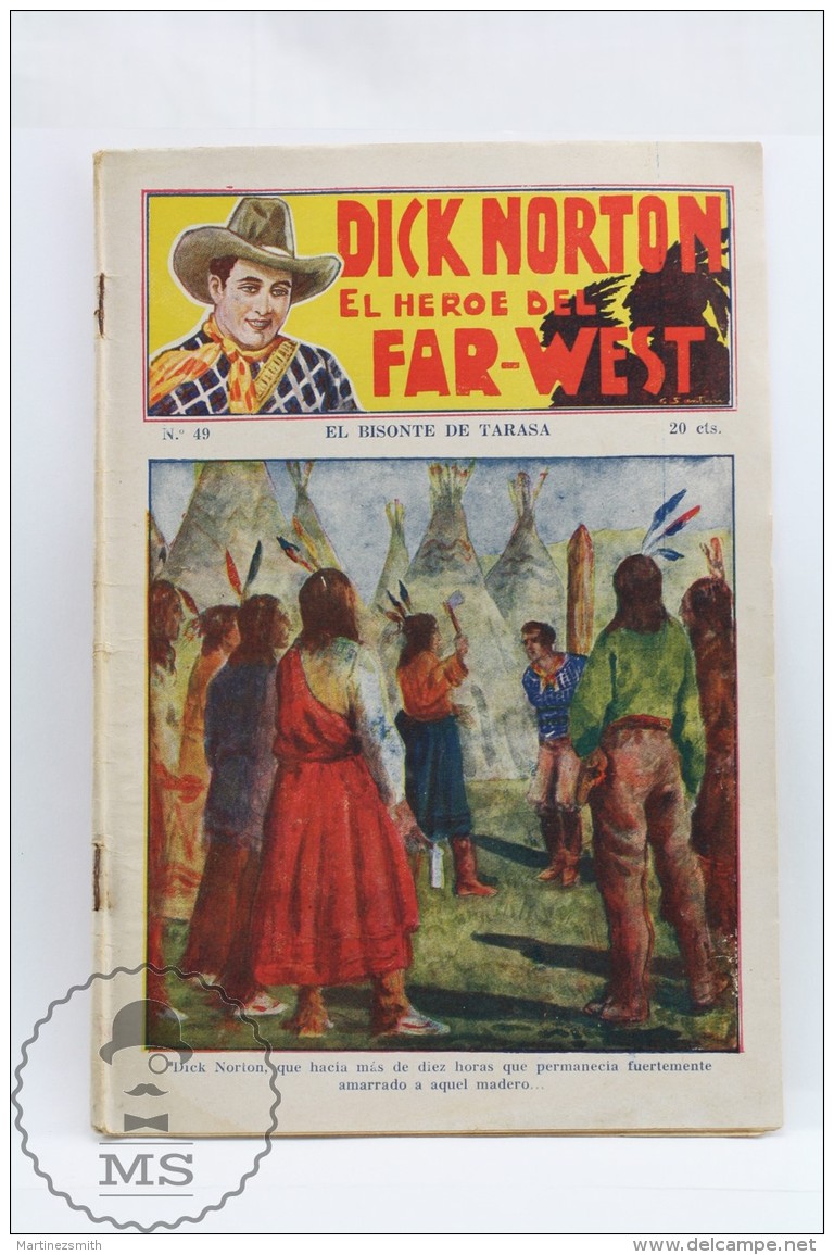 Spanish Edition 1930's Dick Norton The Far West Hero N&ordm; 49 - 16 Pages - Altri & Non Classificati
