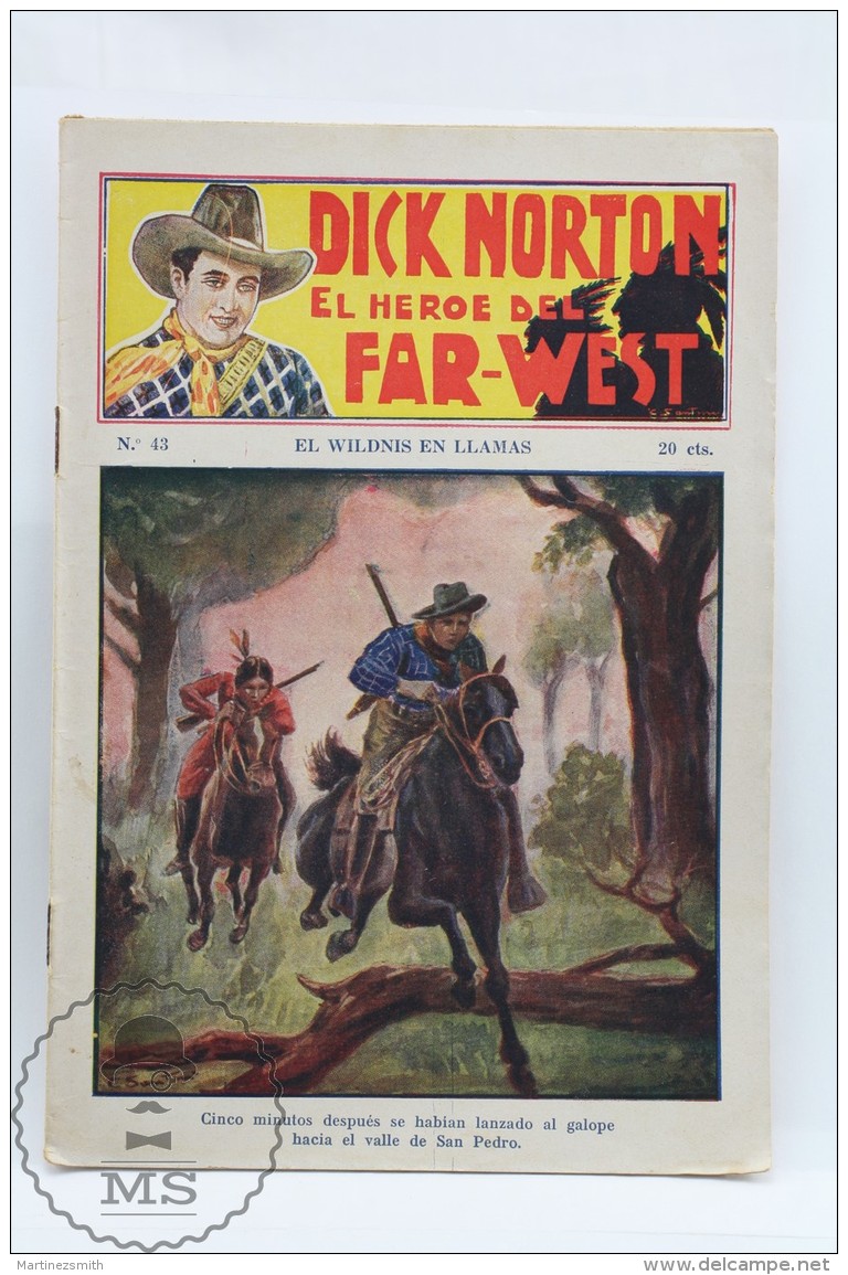 Spanish Edition 1930's Dick Norton The Far West Hero N&ordm; 43 - 16 Pages - Autres & Non Classés