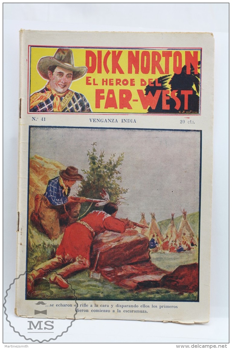 Spanish Edition 1930's Dick Norton The Far West Hero N&ordm; 41 - 16 Pages - Andere & Zonder Classificatie