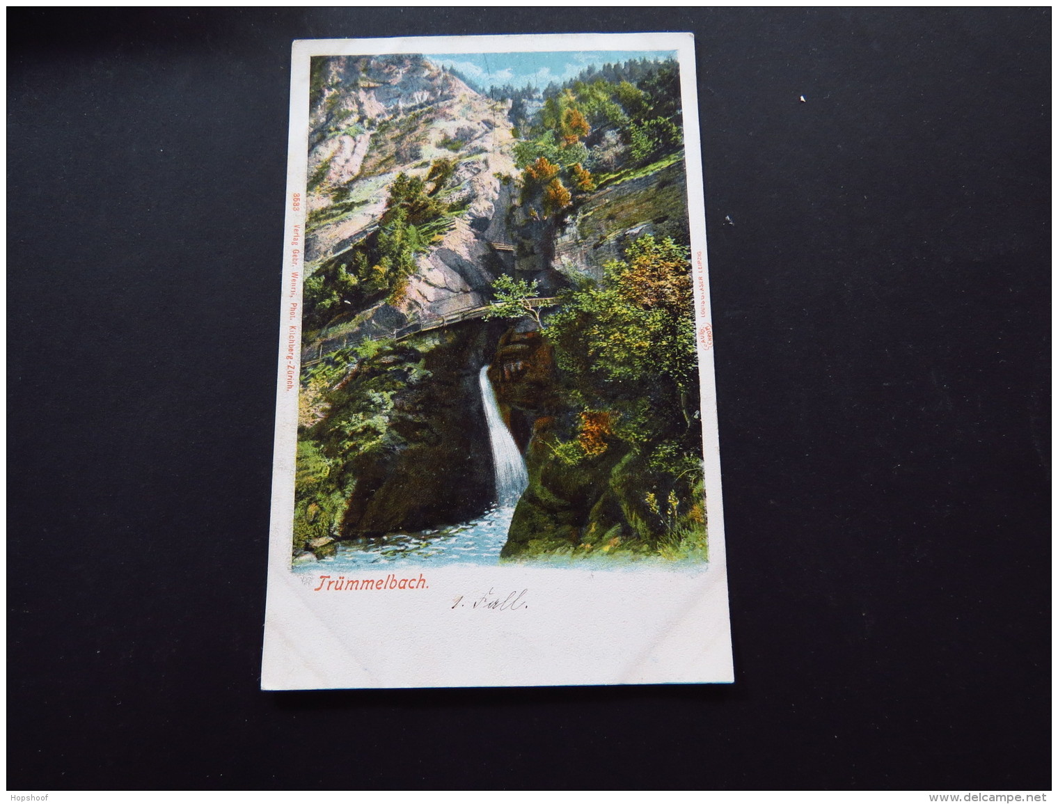 Postcard Cartolina Postale Postkarte Carte Postale Weltpostverein Switzerland Svizzera Schweiz Suisse Trummelbach Unused - Unclassified