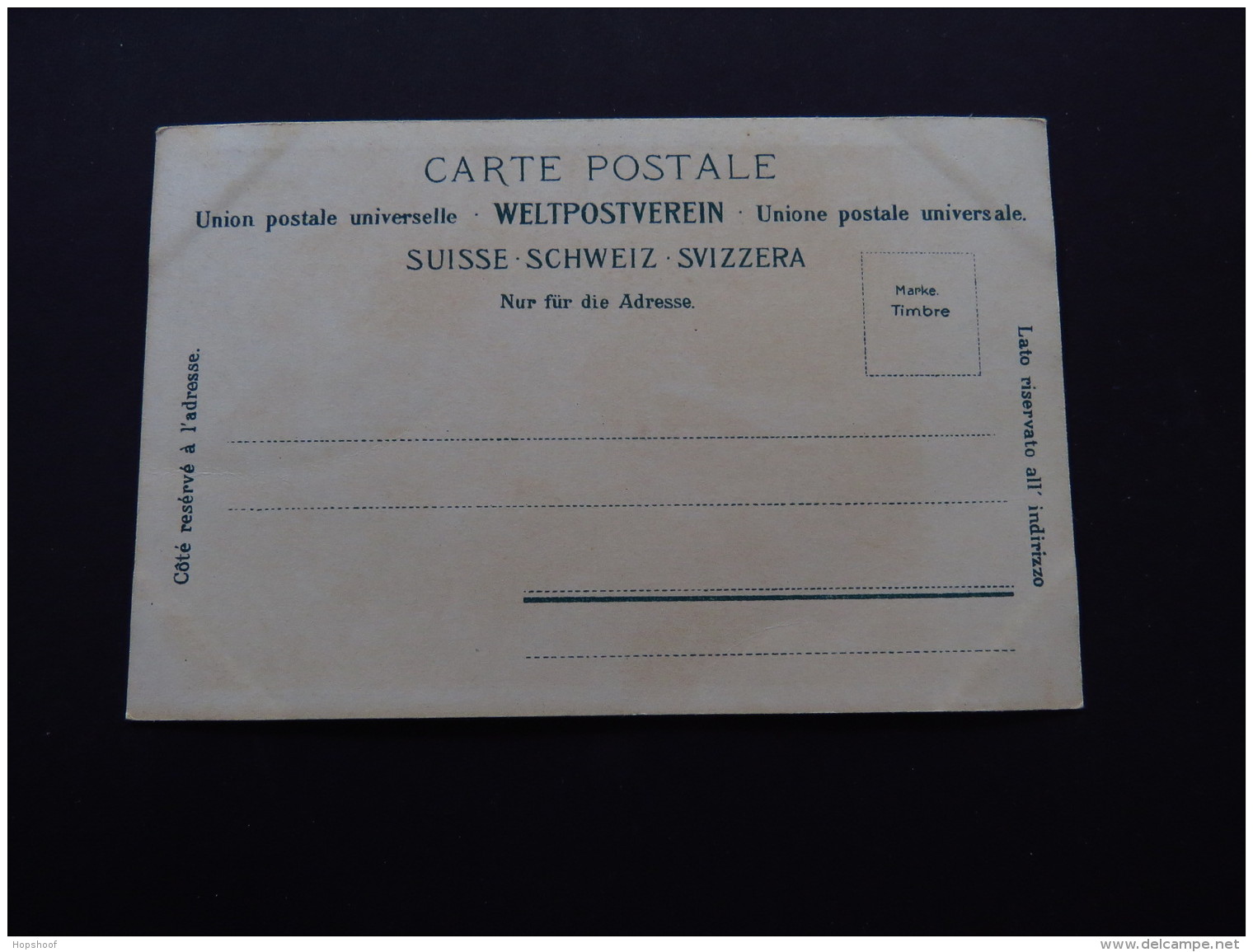 Postcard Cartolina Postale Postkarte Carte Postale Weltpostverein Switzerland Svizzera Schweiz Suisse Trummelbach Unused - Unclassified