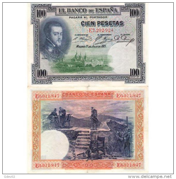 ESBYMA6300-LFTBBI355.BILLETES DE ESPAÑA. 100 PESETAS Con Serie 1925. ALFONSO Xlll - 100 Peseten