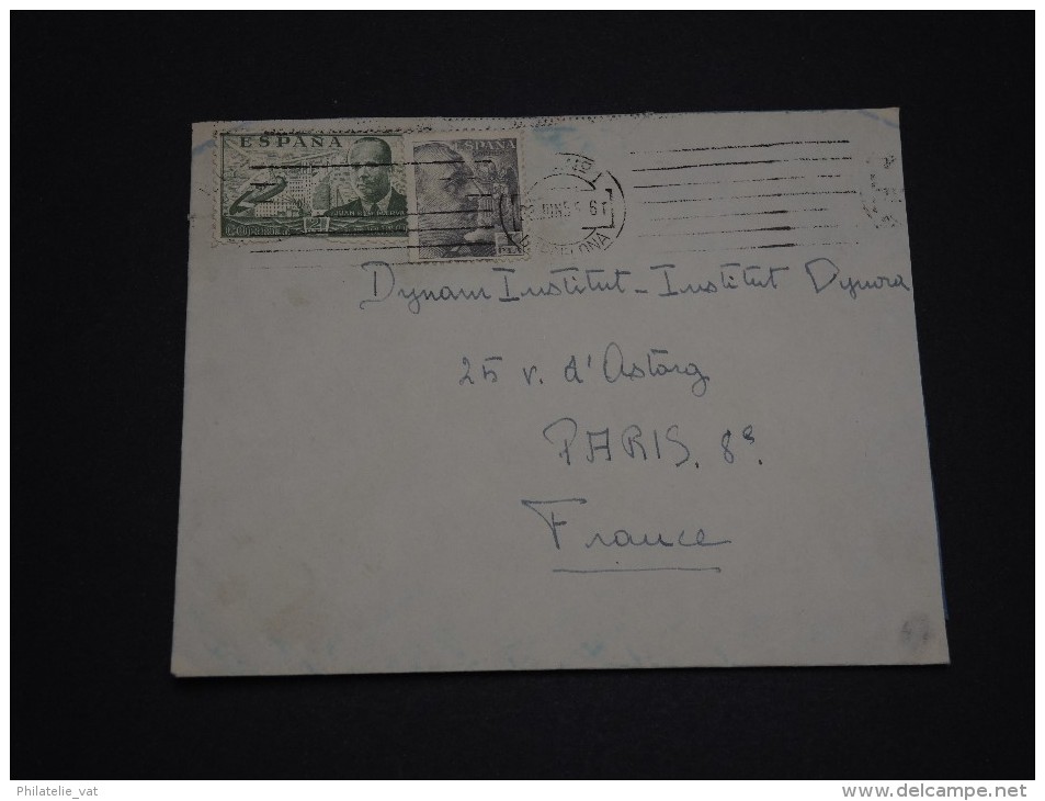 ESPAGNE – Env Pour Paris – Années Après Guerre - Détaillons Collection - A Voir - Lot N° 17277 - Lettres & Documents