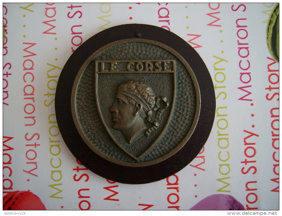 Médaille Bronze Tape De Bouche Le Corse - Autres & Non Classés