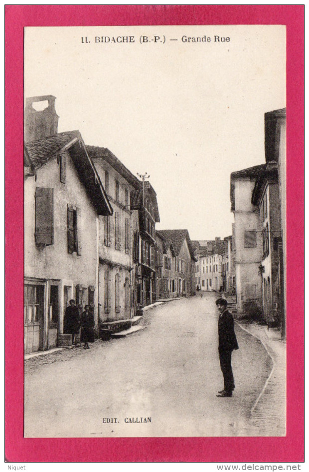 19 64 PYRENEES-ATLANTIQUES BIDACHE, Grande Rue, Animée, (Callian) - Bidache