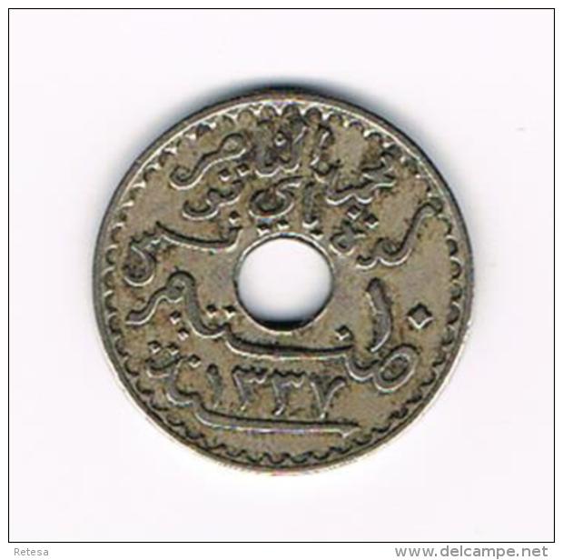 °°° TUNESIE 10 CENTIMES  1919 ( 1337 ) - Tunisie