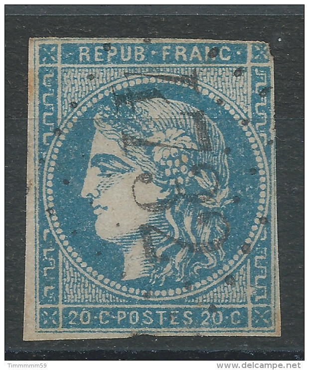 Lot N°31657   N°45, Oblit GC 4732 FANJEAUX (10), Ind 10 - 1870 Emisión De Bordeaux