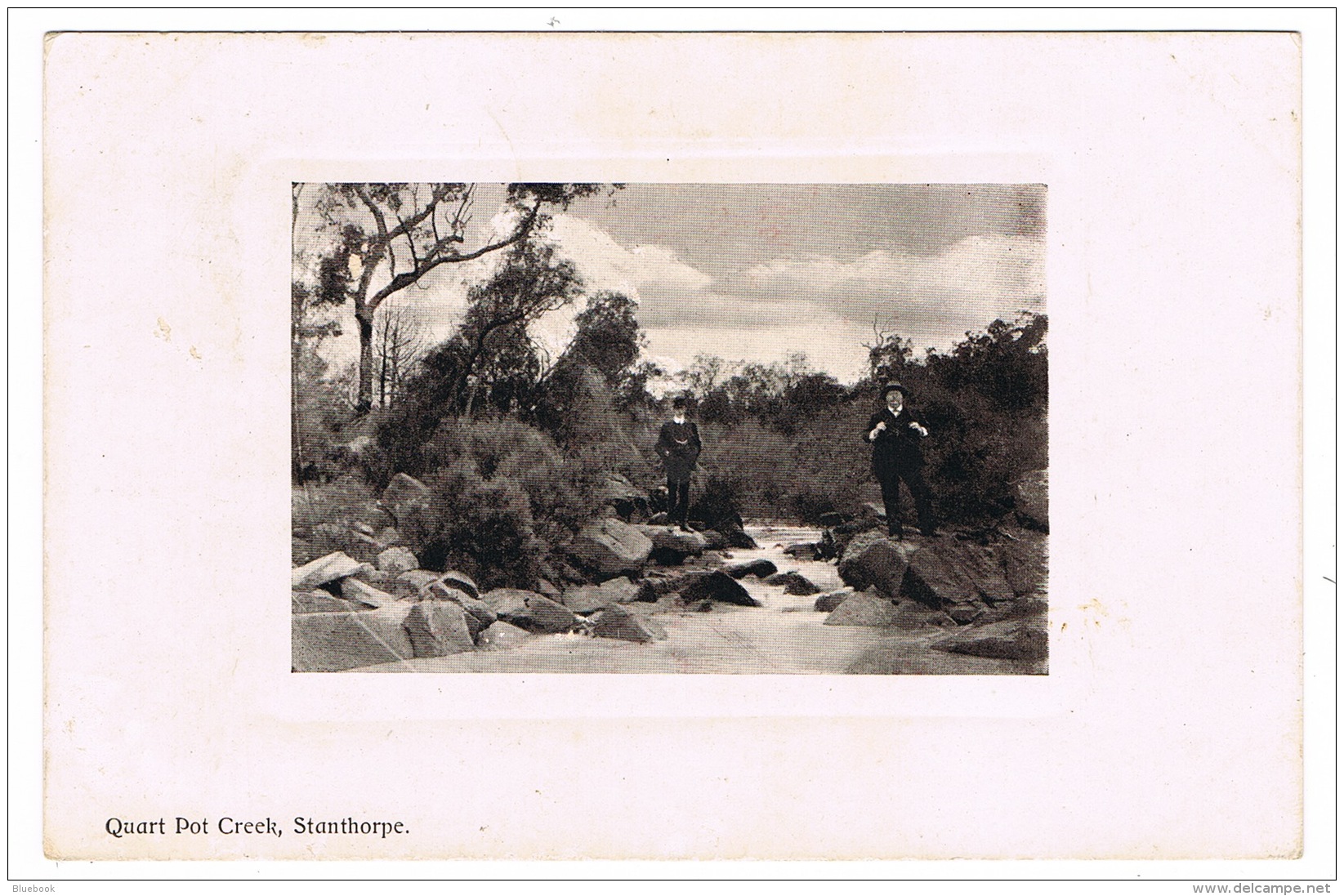 RB 1103 -  1910 Small Town Postcard Quart Pot Creek Stanthorpe Queensland Australia - Scarce Postmark - Other & Unclassified