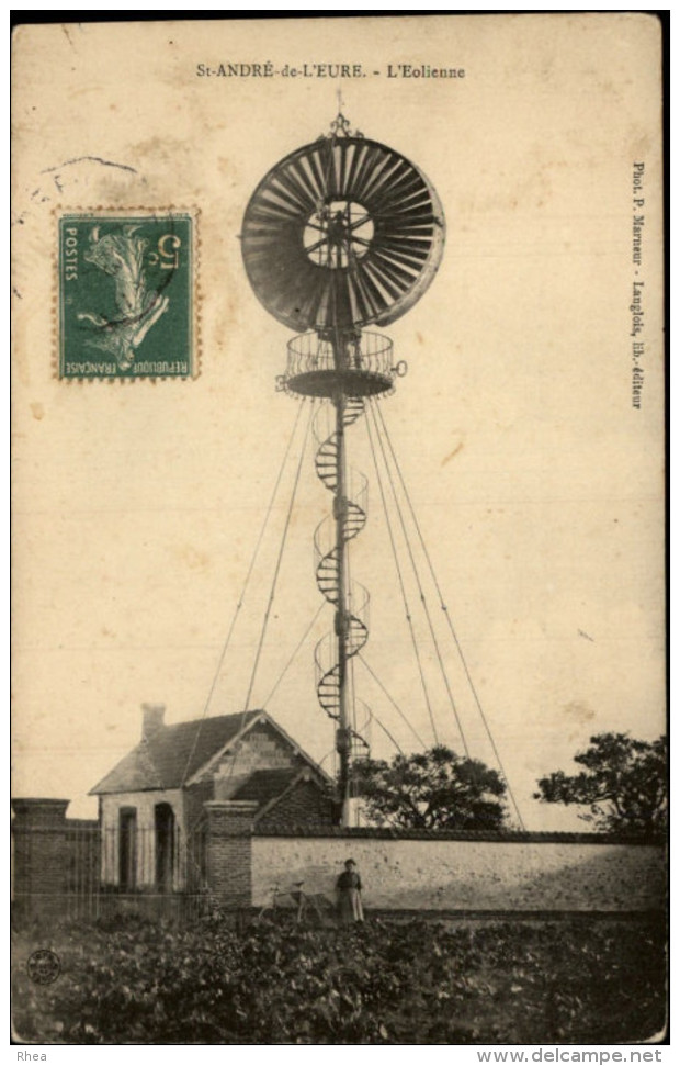 EOLIENNES - SAINT-ANDRE DE L'HEURE - Water Towers & Wind Turbines