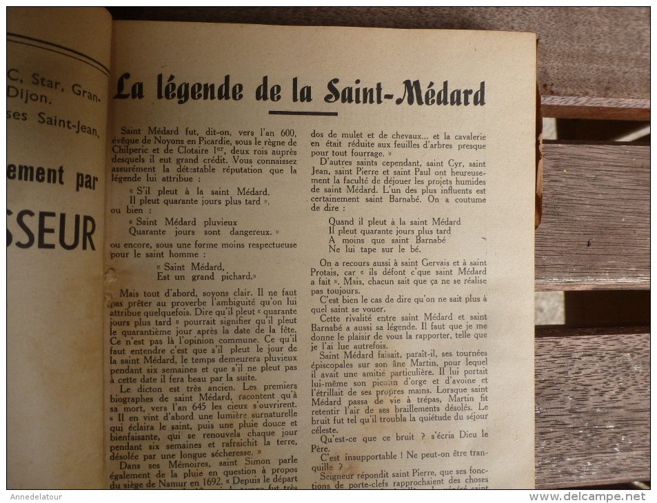 1947  ALMANACH : Foires en Côte d'Or;  Sampiero Corso (Corse); Théâtre,Cinéma, Music-Hall...etc