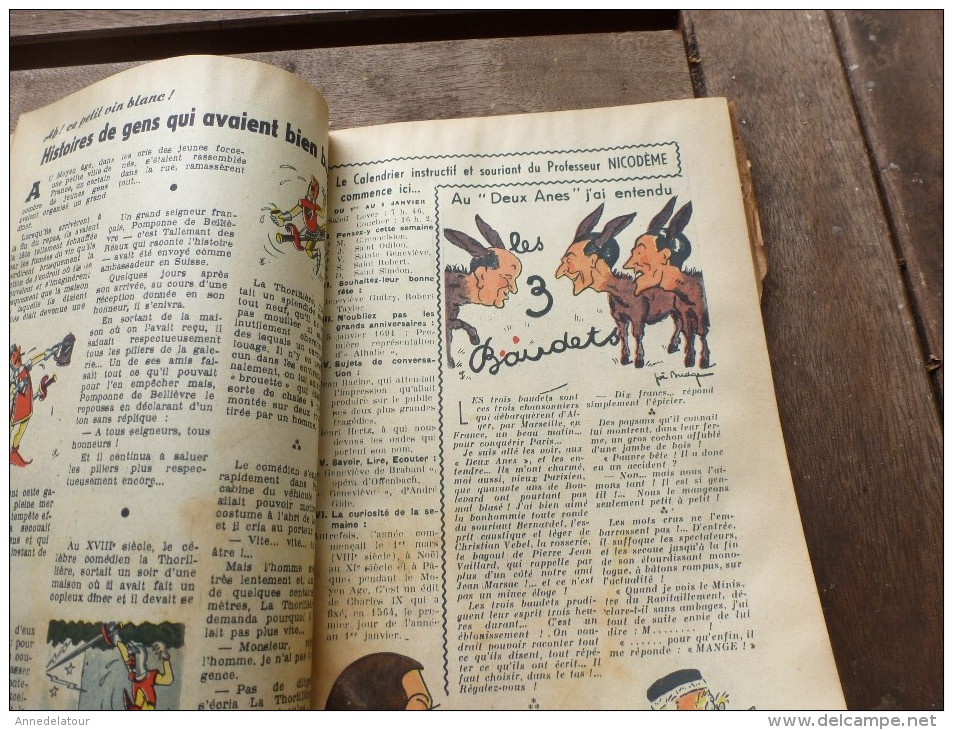 1947  ALMANACH : Foires en Côte d'Or;  Sampiero Corso (Corse); Théâtre,Cinéma, Music-Hall...etc