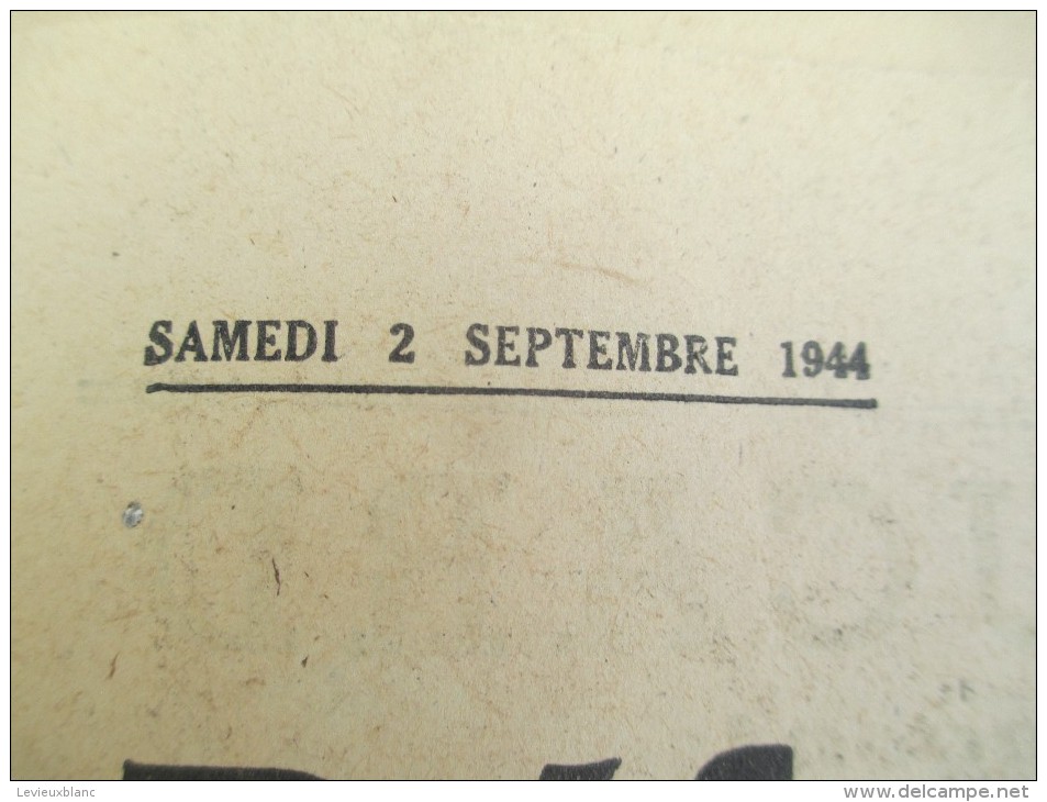 Journal/"Défense De La France"/Le Grand Quotidien Du S/ Le Gouvernement S'occupede L'abrogation/2 Sept 1944  VJ109 - 1939-45