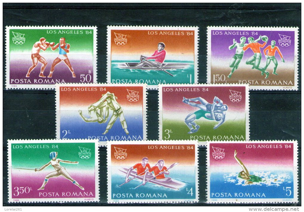 1984 - J.O. D Ete Los Angeles Mi 4058/4065 Et Yv 3515/3522 MNH - Unused Stamps