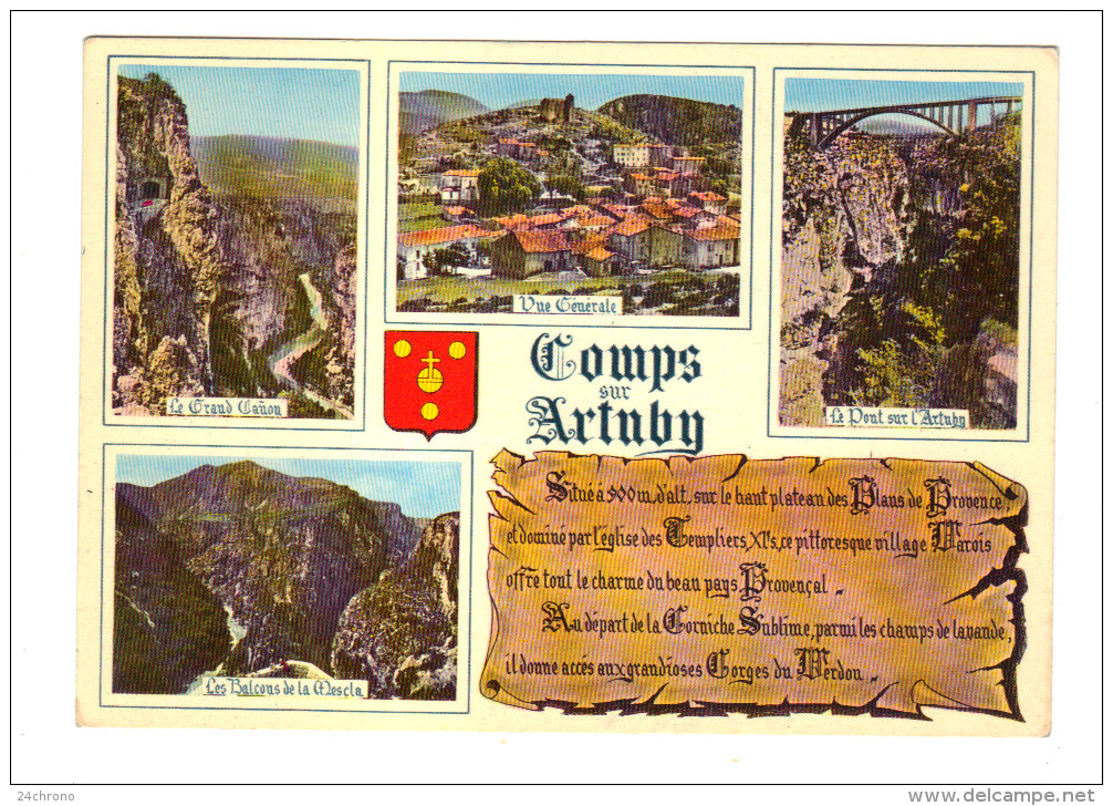 Comps Sur Artuby: Multi Vues, Legende (16-1478) - Comps-sur-Artuby