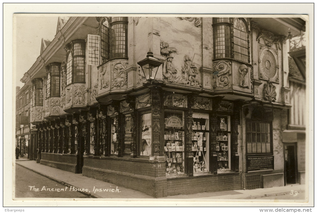 The Ancient Hous, Ipswich ........ Année 1938   - 2 Scans - Ipswich