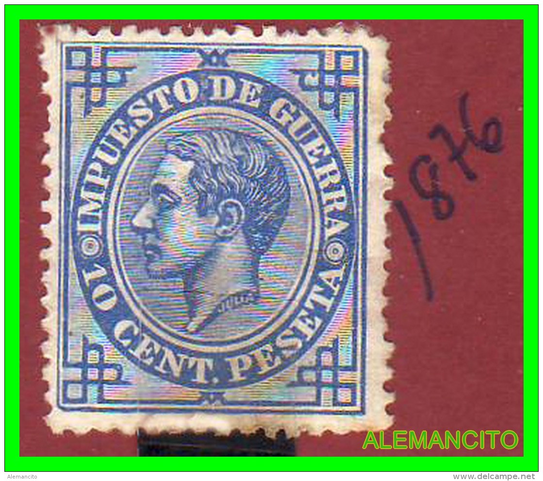 ESPAÑA ( EUROPA )  King Alfonso XII&mdash; SELLO AÑO 1876 - Usati
