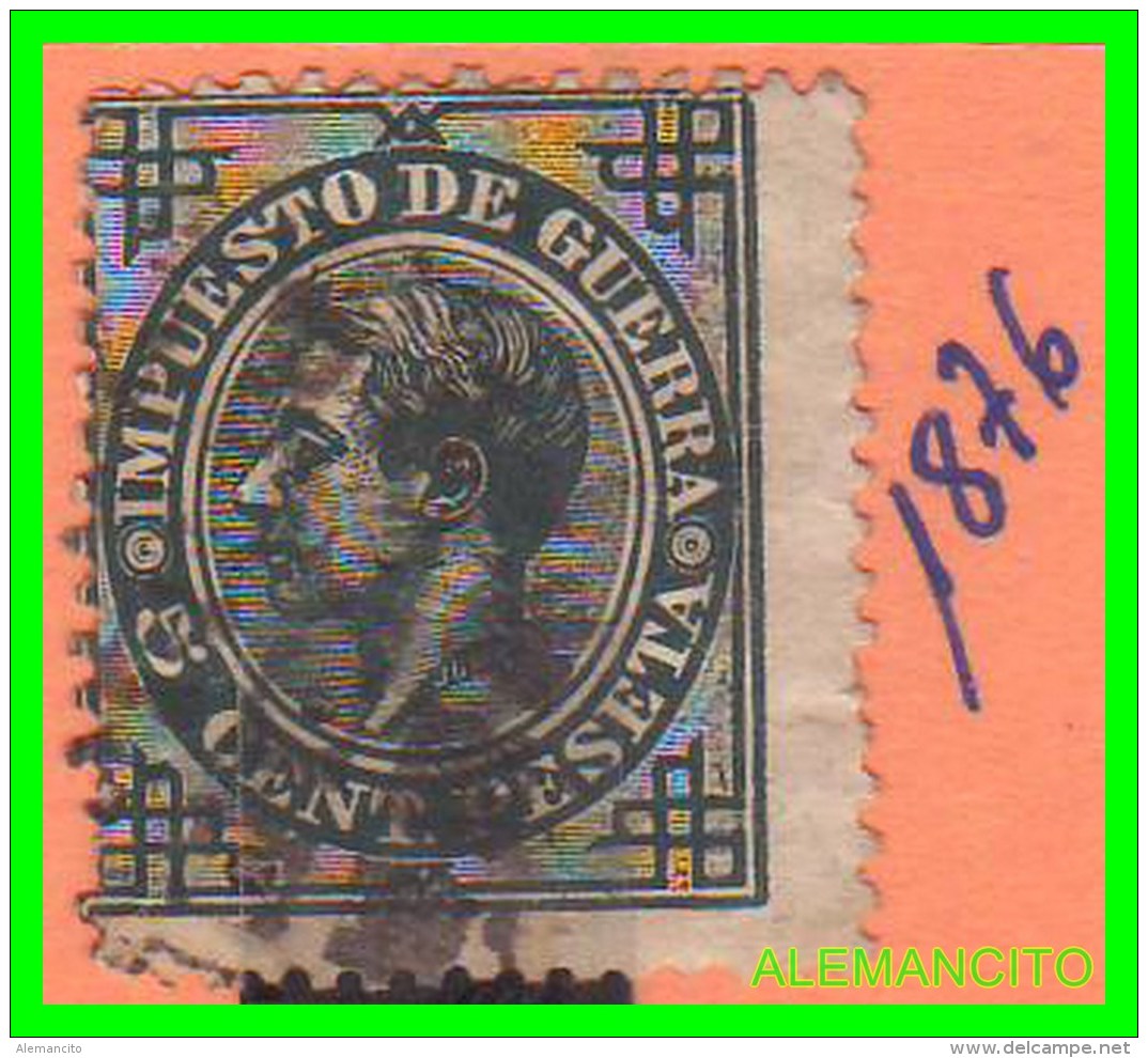 ESPAÑA ( EUROPA )  King Alfonso XII&mdash; SELLO AÑO 1876 - Used Stamps