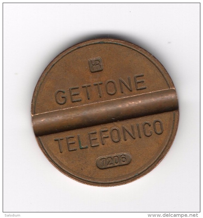 Gettone Telefonico 7206 Token Telephone - (Id-585) - Professionnels/De Société