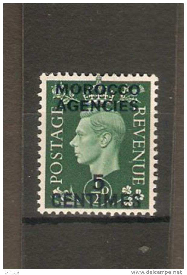 MOROCCO AGENCIES  1937 5c On ½d SG 230 UNMOUNTED MINT Cat £4.50 - Morocco Agencies / Tangier (...-1958)