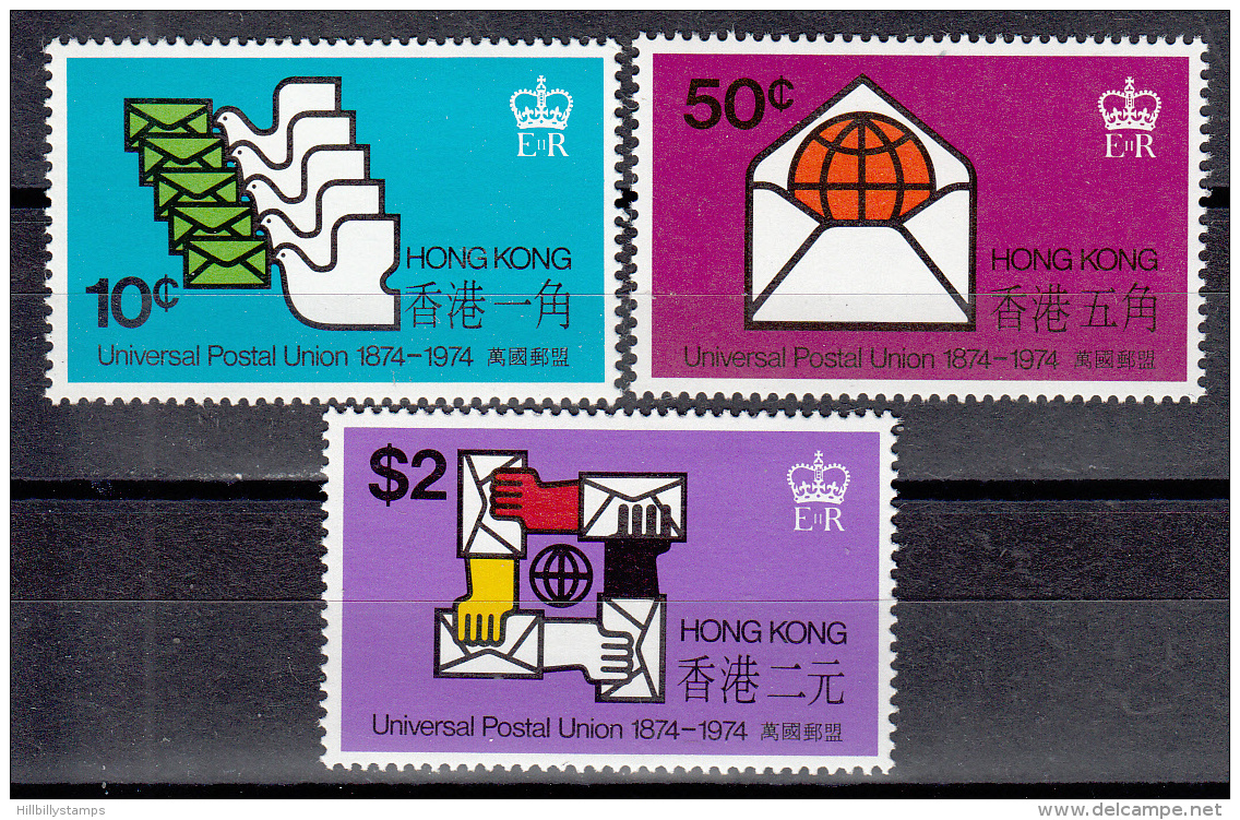 Hong Kong    Scott No.  299-301     Mnh    Year  1974 - Unused Stamps