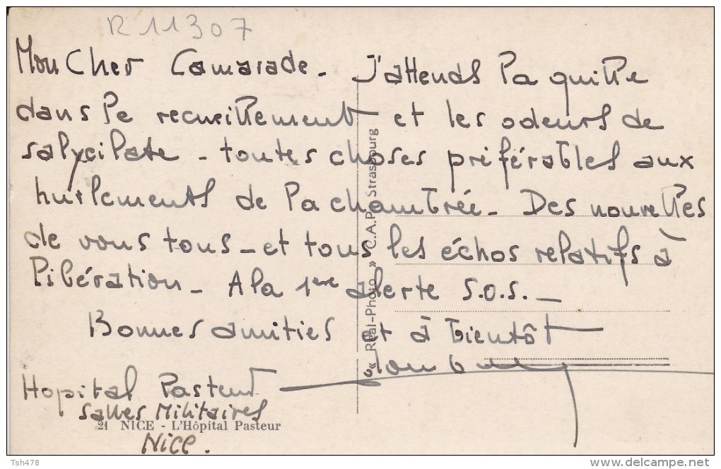 06---RARE---NICE---l'hôpital Pasteur---voir 2 Scans - Santé, Hôpitaux