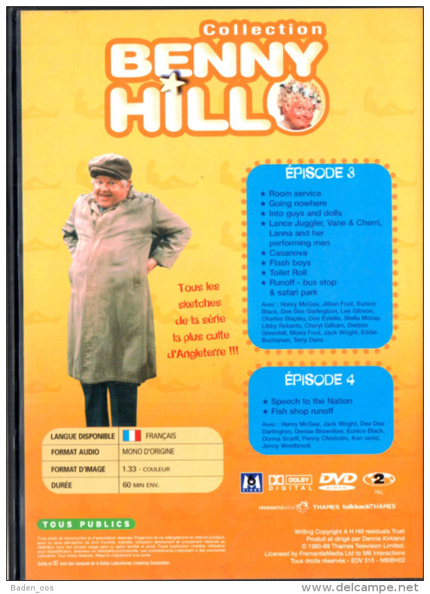 Benny Hill Episodes 3 Et 4 - Serie E Programmi TV