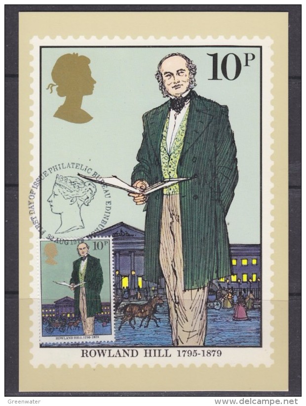 Great Britain 1979 Sir Rowland Hill 1v  Maxicard (30972) - Maximumkaarten